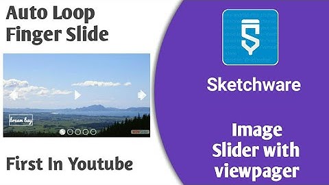 Image slider with viewpager - Sketchware lesson
