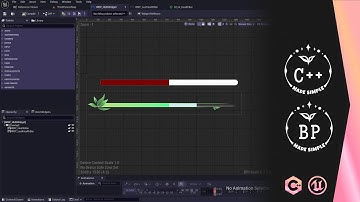 Unreal Engine 5 Animated Health Bar using Blueprint or C++