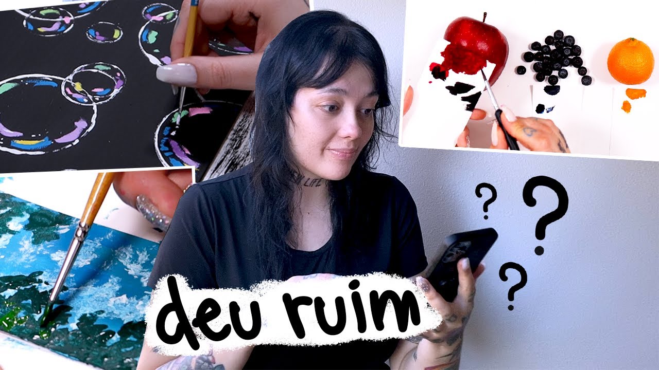 TESTANDO TRUQUES DE ARTE DO INSTAGRAM