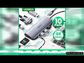 UGREEN USB C HUB 10-in-1 Type C to HDMI 4K USB3.0 VGA PD100W SD&amp;TF 3.5mm USB Splitter for Laptop Mac