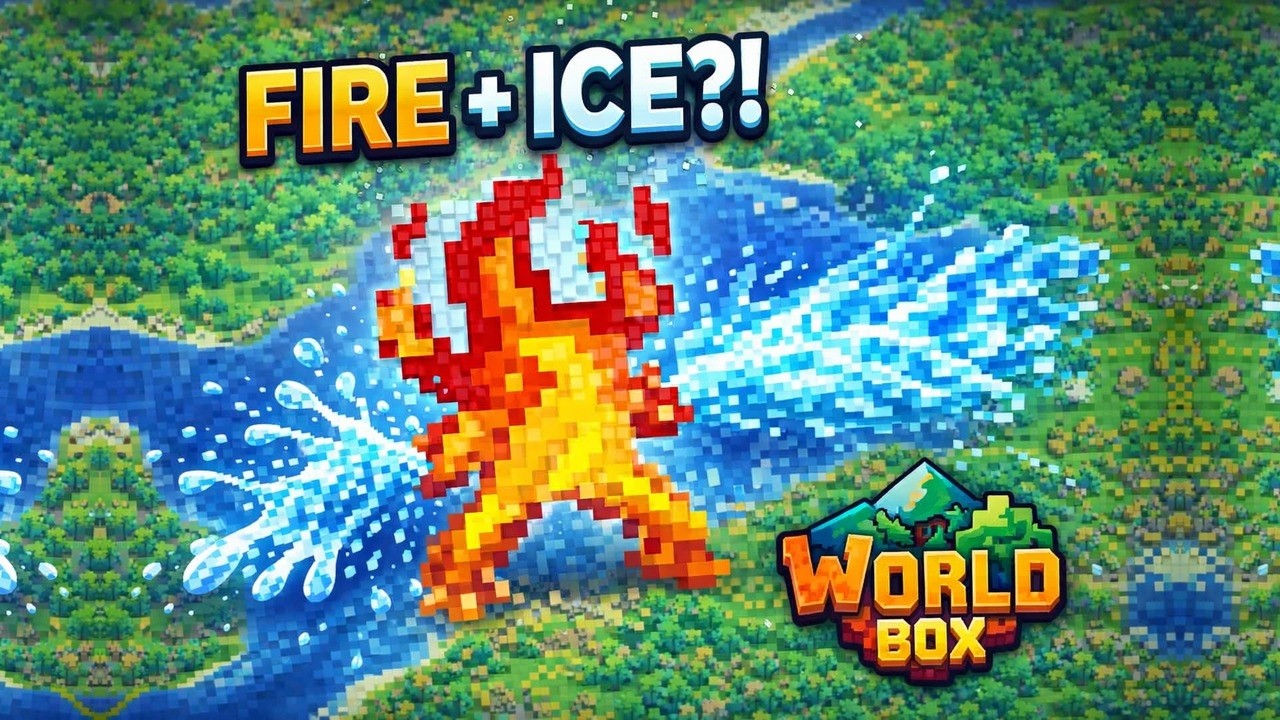 I Gave a Fire Elementals Ice + Water Powers… - WorldBox