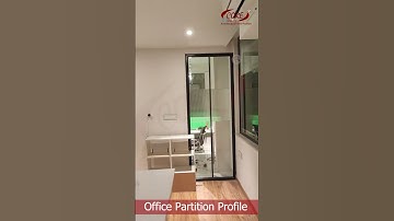 OFFICE PARTITION PROFILE || Core Architectural Hardware || office partition #partitionwall #shorts