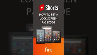 How to Set a Lock Screen Passcode - Amazon Fire Tablet #shorts screenshot 4