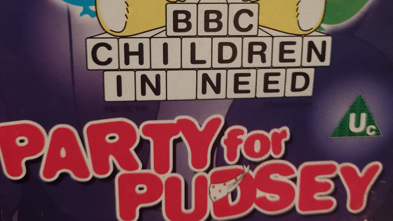Start & End of BBC Children in Need: Party For Pudsey UK VHS (1997)