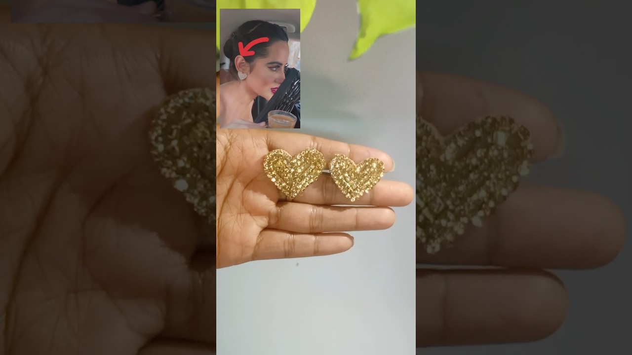 Recreating urfi javed earrings 😱