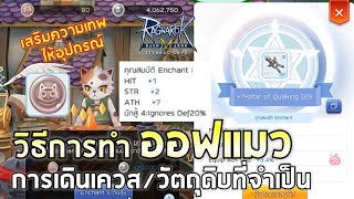 Ragnarok M | EP#34 เสริมเทพอุปกรณ์ด้วย "ออฟแมว" วิธีการปลดล็อค+อธิบายวิธีการใช้งาน