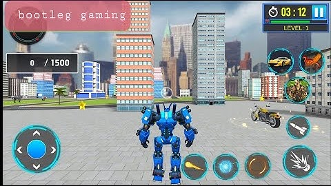 Dragon Robot Tree Robot Games - Android Gameplay