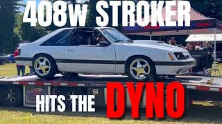 We Dyno’ed my 408w STROKER Foxbody 