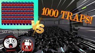 😱50 Imposters VS 1000 Traps in Imposter 3D Sandbox! | Imposter 3D: online horror