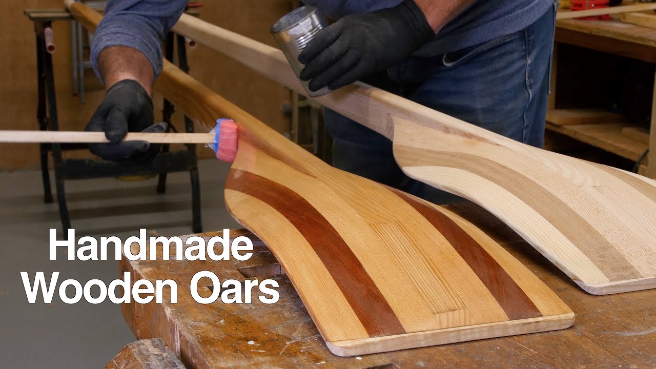 Handmade Oars - From Timber to Rowing - YouTube