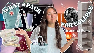 COMPLETE COLLEGE PACKING LIST | *essential items* you NEED to bring for your freshman year dorm 📓