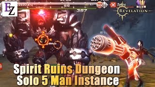 Revelation: Dungeon - Darkfall Solo 5 Man Instance, Gunslinger