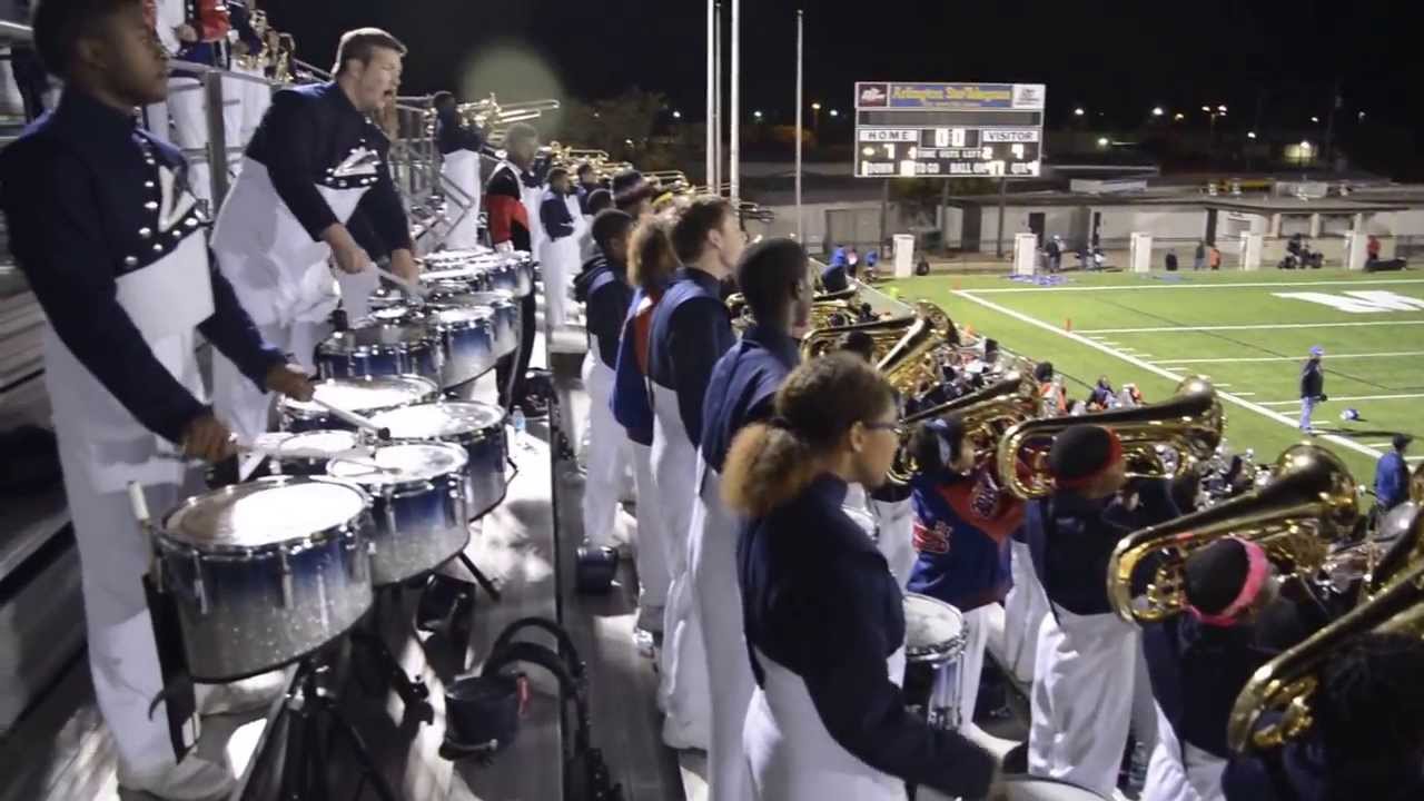 2013 Duncanville High School Marching band celebrates last game win (Indivisible season)