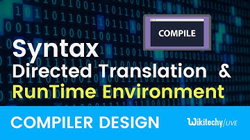 kaashiv infotech student review - Syntax Directed Translation & Run Time Environment