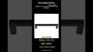 Save $7! Cosmo 4 in. Center-to-Center Oil Rubbed Bronze Bar Pull Cabinet Pull — 69% OFF at Home Depo