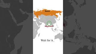 Russia vs Bangladesh Population Shock 😱 #geopolitics #comparison #shorts