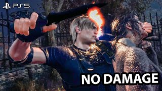 Resident Evil 4 Remake PS5 - Brutal \& Aggressive Gameplay | NO HUD (Professional No Damage) Village