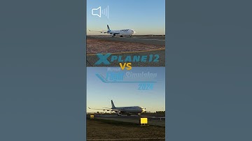 XPLANE 12 VS MICROSOFT FLIGHT SIMULATOR 2024 #aviation #comparison #msfs2024 #xplane12