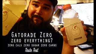 Gatorade Zero ! Quick review and taste test! New Keto Drink