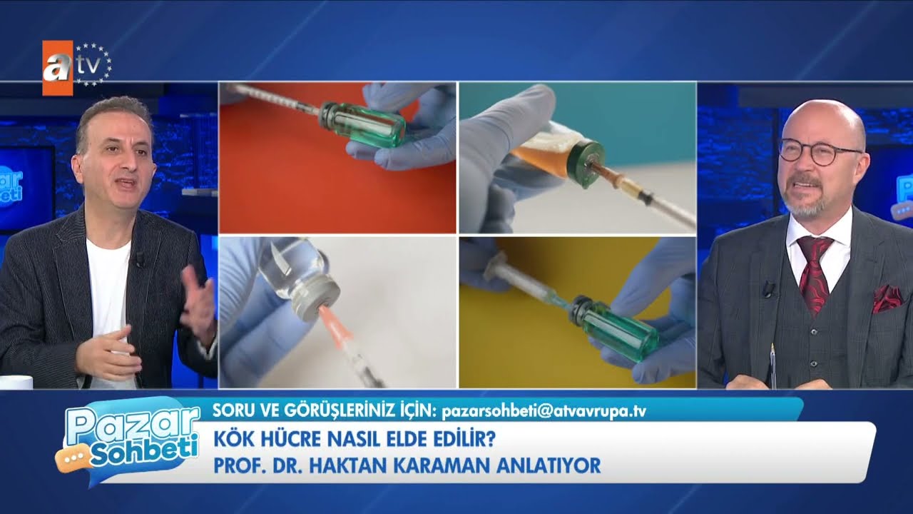 ATV AVRUPA PAZAR SOHBETİ/ KÖK HÜCRE TEDAVİLERİ HANGİ DURUMLARDA UYGULANIR?/ PROF. DR. HAKTAN KARAMAN