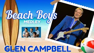 Glen Campbell was a Beach Boy! Plays a medley of BB hits chords