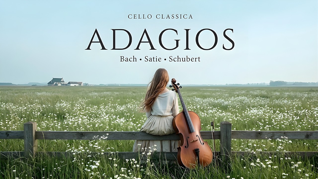 Immortal Cello Adagios - Calm Classical Music Melodies relax the Soul🎶 ...