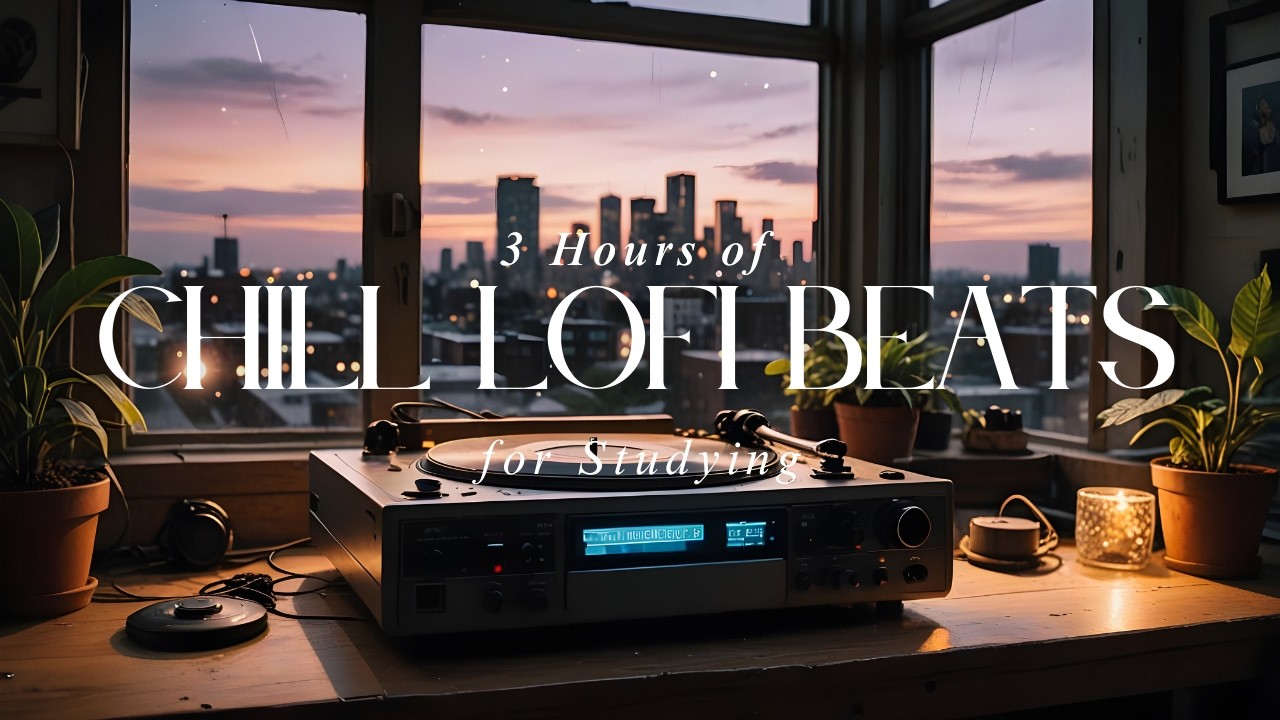 3 Hours of Chill Lofi Beats for Studying 📚 | Relaxing Study Music Mix ...