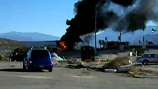 Palm springs, california truck fire ...