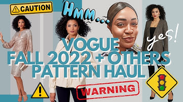 #271: Vogue Fall 2022 Pattern Haul + Others (September 2022)