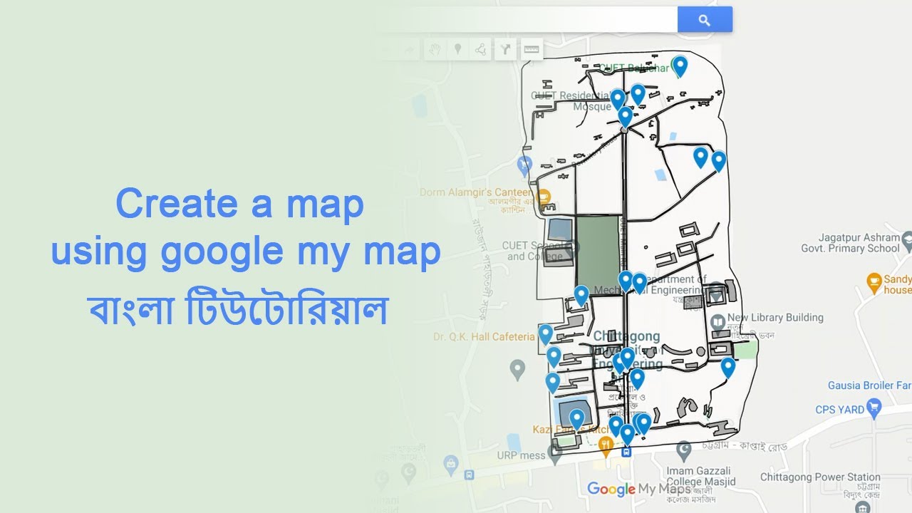 06 Create a map by using google my map(Explore the ArcGIS 10.8) - YouTube