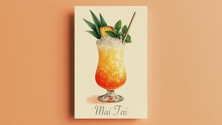 Mai Tai Lofi 🍹｜Lo-fi for Sunset Evenings, Reading & Island Reflections – Cocktail Lofi