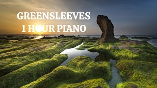 Greensleeves Piano (1 Hour Lullaby, Sleep Music, Love, Romantic, Melodic)