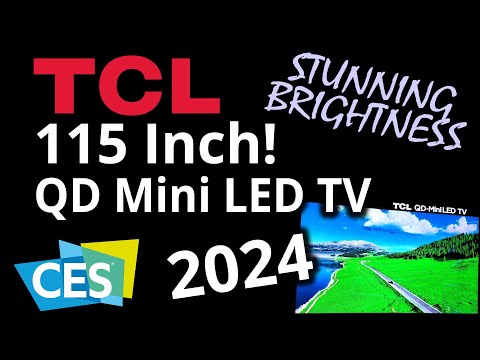 TCL's 2024 TV lineup includes this massive QD mini LED