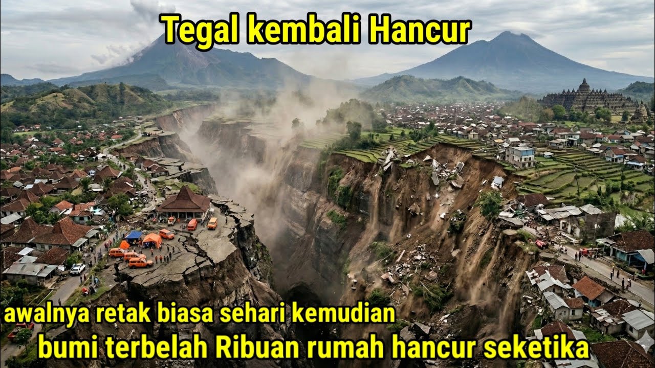 Hari ini  bumi Tegal Jawa Tengah luluh lantah menjadi terparah sepanjang sejarah?