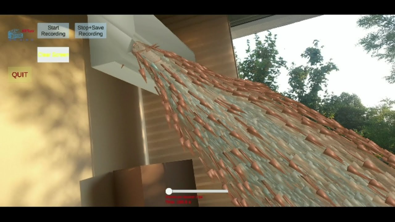 Indoor Air Conditioning (HVAC) CFD Analysis in Augmented Reality - YouTube