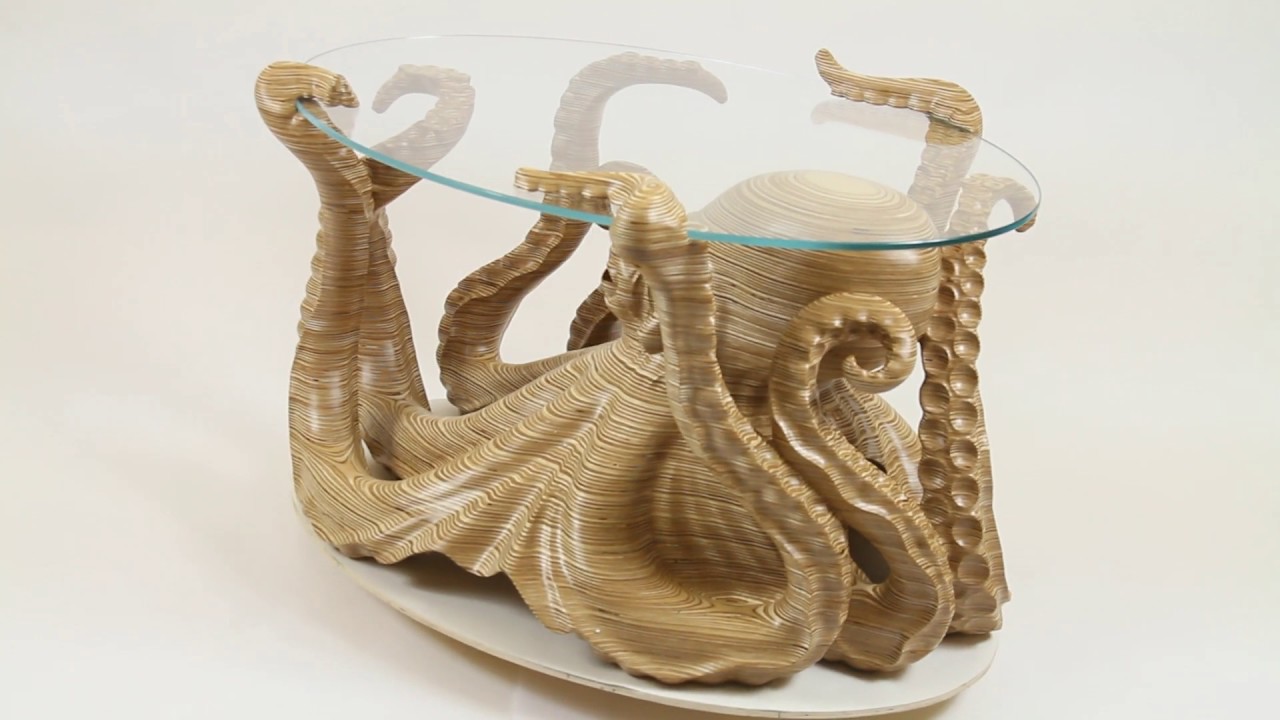 octopus coffee table - youtube octopus coffee table - youtube