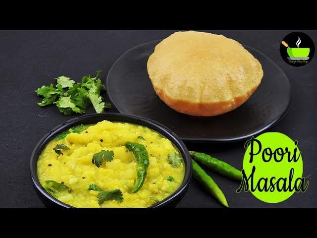 Poori Masala | Poori Kilangu | Breakfast Recipe | Potato Masala For Poori | Poori Bhaji Recipe | She Cooks