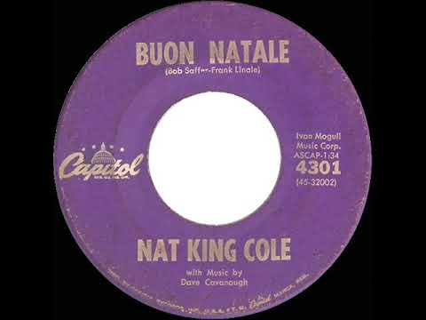 Buon Natale Youtube Nat King Cole.1959 Nat King Cole Buon Natale Means Merry Christmas To You Youtube