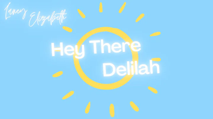 Hey There Delilah - Plain White T's (Cover by Lane...