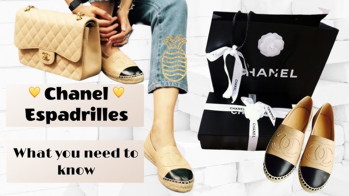 44 Likes, 2 Comments - Come On! No Fake Here!🙄 (@shopperdeluxe) on  Instagram: “Chanel leather espadrilles new collec…