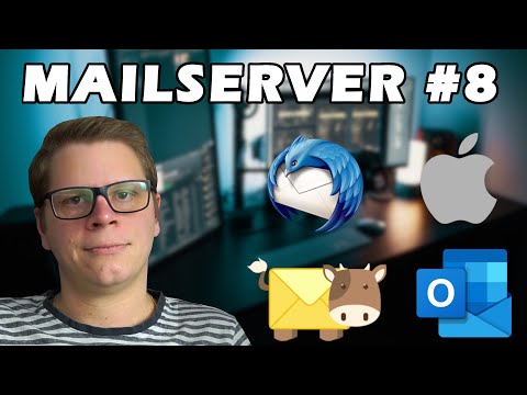 Mailserver #8 - Mailcow Outlook, Thunderbird, iPhone, Android Integration