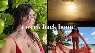 a relaxing trip back home before airline training | Oahu