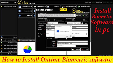 Secureye Ontime Attendance Software Setup | Install Ontime Software