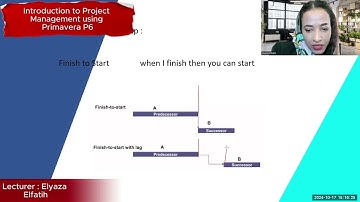 Primavera P6 - How to Create Relationship between activities Part 1