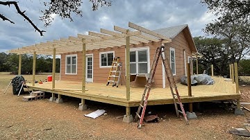 Building a Wrap Around Deck Timelapse