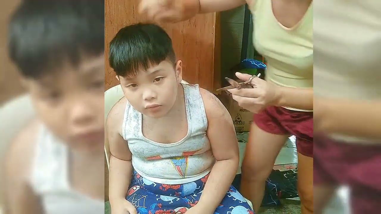 Pa cute ka habang inis na ang taga gupit😂 