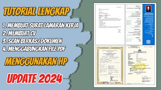 Cara Membuat Surat Lamaran Kerja PDF Lengkap Menggunakan HP Android [UPDATE 2024]