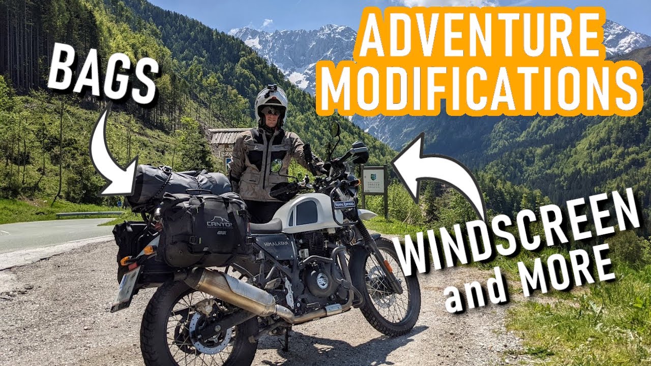 [ENG中文 SUB] My Royal Enfield Himalayan - MODIFICATIONS, BAG SYSTEM, WINDSCREEN & More