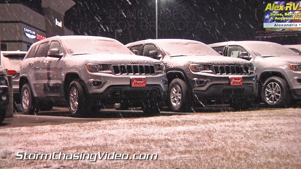 4/7/2015 LittleFalls MN Snow Sleet B-Roll