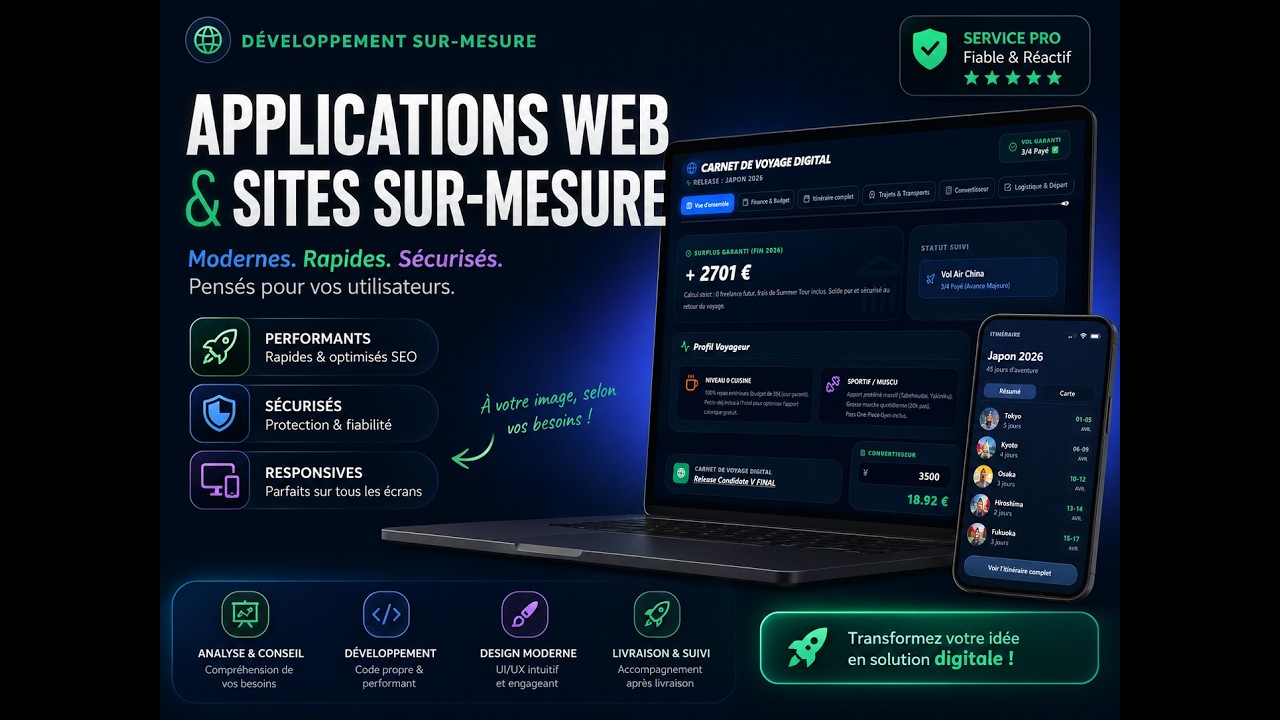 développer votre application web React sur-mesure
